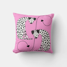 Almofada Dalmatian dogs Throw Pillow