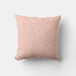 Almofada Damasceno Rosa Vintage Elegante
