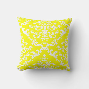 Almofada Damasco Amarelo @ Emporiomoffa