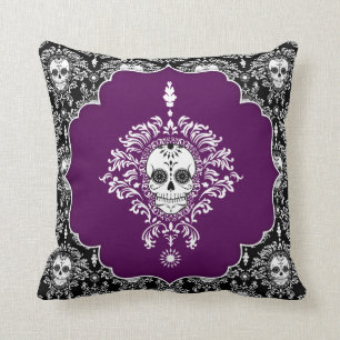 Almofada Damasco inoperante - travesseiro decorativo chique
