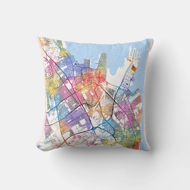 Almofada Dammam Saudi Arabia City Map (Frente)