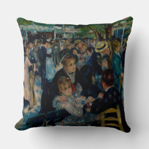 Almofada Dança no Le Moulin de la Galette - Auguste Renoir