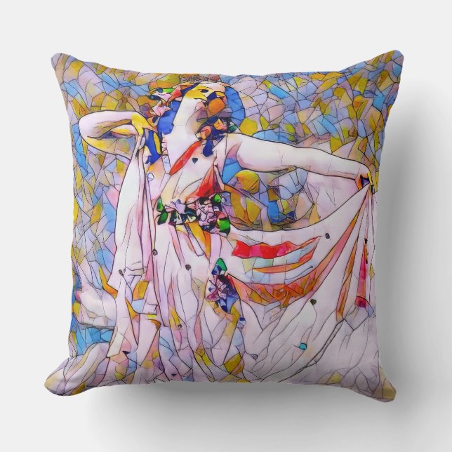 Almofada Dançarino de Vidro Arrumado (Frente)