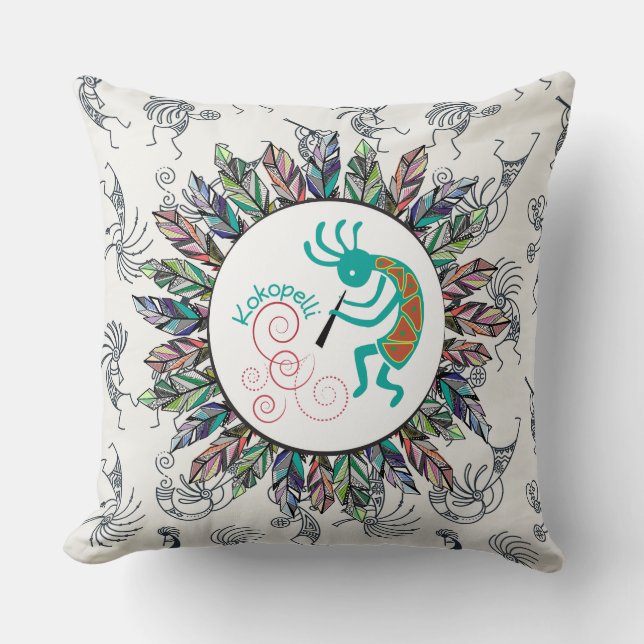 Almofada Dançarino Kokopelli (Frente)