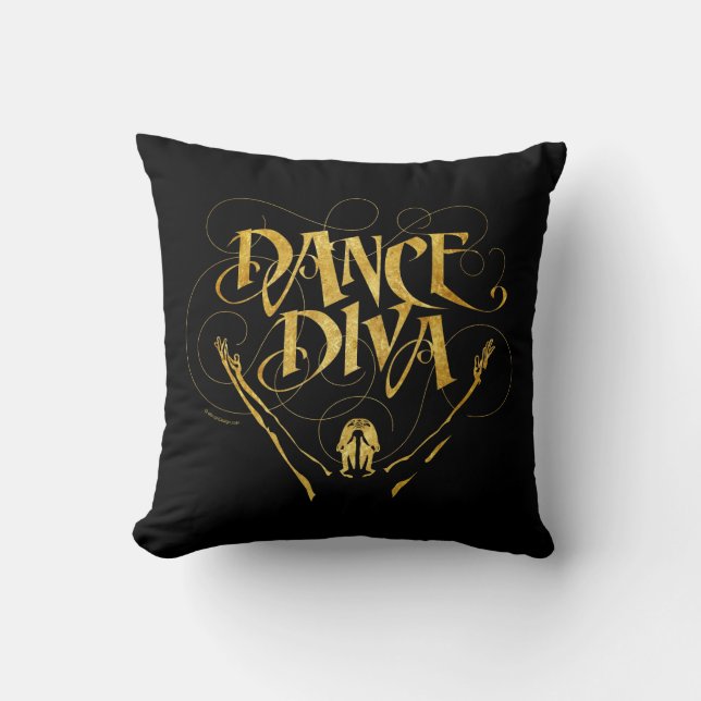 Almofada Dance Diva Travesseiro decorativo (Frente)