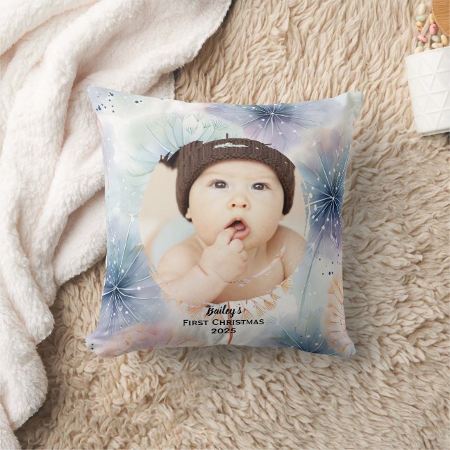 Almofada Dandelion, a primeira foto de Natal do bebê, (Cobertor)
