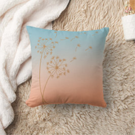 Almofada Dandelion Wish Ombre Travesseiro decorativo