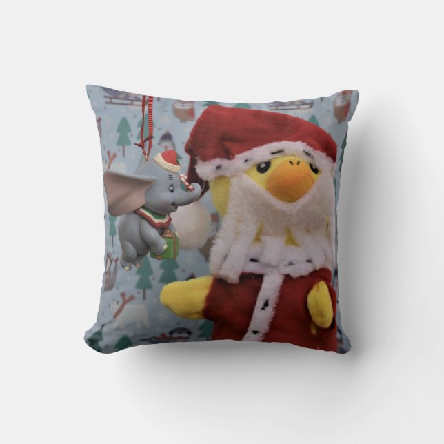 Almofada Danny Duck Papai noel Travesseiro decorativo de Na (Frente)