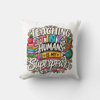 Almofada Dar Lições a Humanos Pequenos é Meu Superpoder Pre