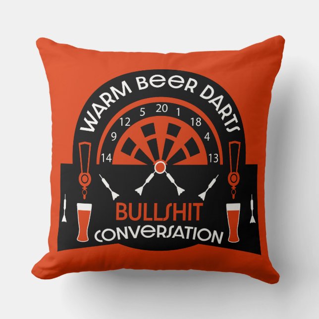 Almofada Dardos de Pub Clássicos (Frente)