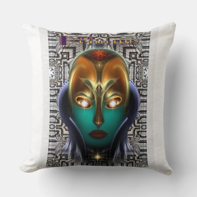 Almofada Daria Cyborg Queen Tech Travesseiro decorativo (Frente)