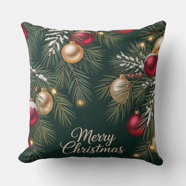 Almofada Dark Emerald Pattern (Frente)