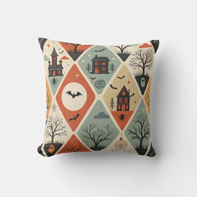 Almofada Dark ghost pattern (Frente)