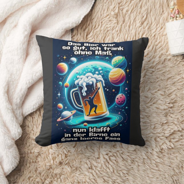 Almofada Das Bier im Kopf  (Cobertor)
