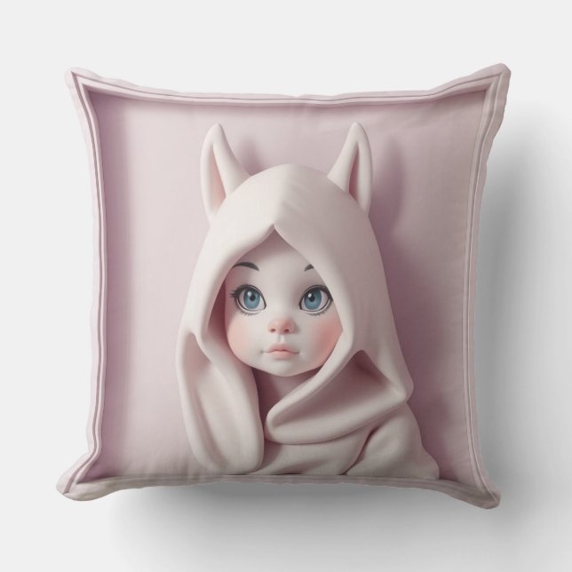 Almofada „Das Mädchen im Zaubermantel“ (Frente)