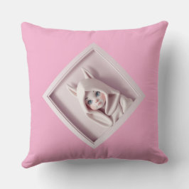 Almofada „Das Mädchen im Zaubermantel“