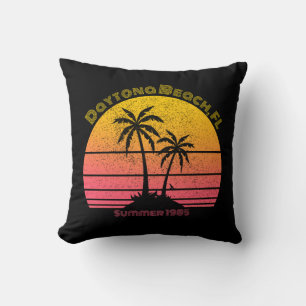 Almofada Daytona Beach Retro Sunset Palms