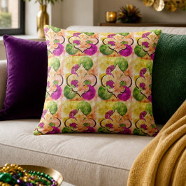 Almofada de 20"x20" com Fleur-de-Lis