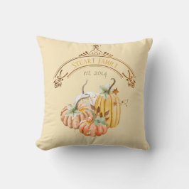 Almofada de Abóbora Amarela Butternut Outono