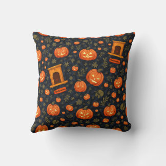 almofada de abóbora de halloween