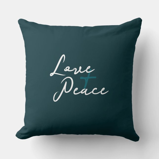 Almofada de Acabamento Amor e Paz (Frente)