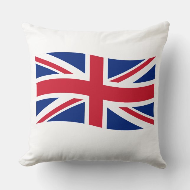 Almofada de Acabamento Bandeira Britânica (Frente)