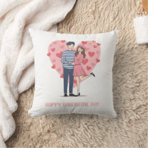 Almofada de Amor Romântico | Presente de Dia dos N