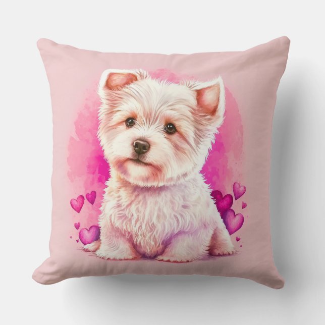 Almofada de Arremesso Amor de Cachorrinho - Decora (Frente)