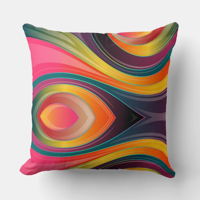 Almofada de Arremesso - Arte Abstrata (Frente)