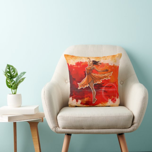 Almofada de Arremesso Balletcore Ballerina – Decor (Cadeira)
