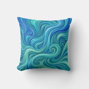 Almofada de Arremesso Cachoeira Oceano Azul