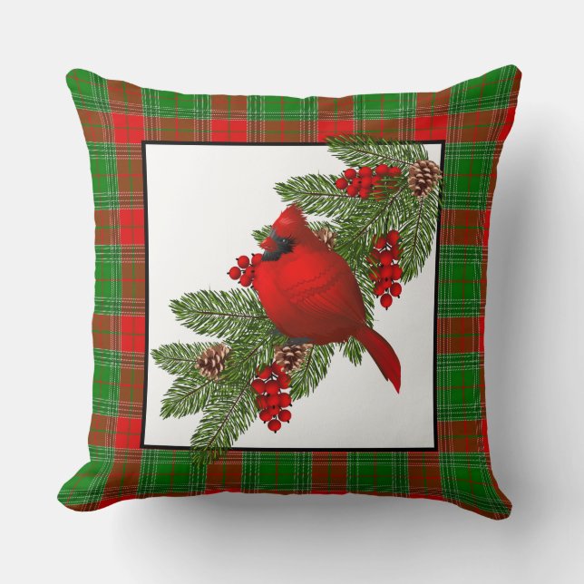 Almofada de Arremesso-Cardinal de Natal (Frente)