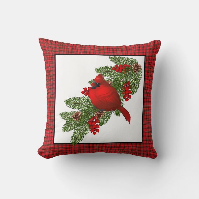 Almofada de Arremesso-Cardinal de Natal (Frente)