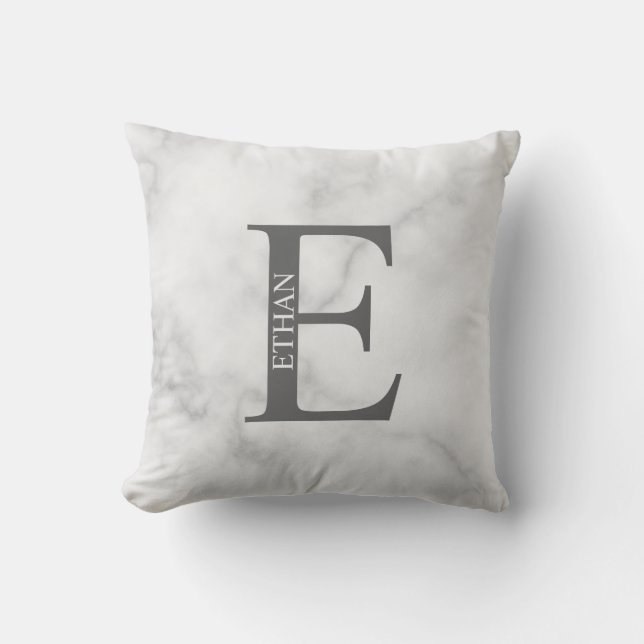 Almofada de Arremesso com Monograma e Nome Persona (Frente)