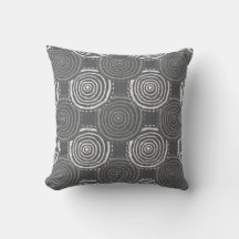 Almofada de Arremesso com Padrão de Círculo Tribal