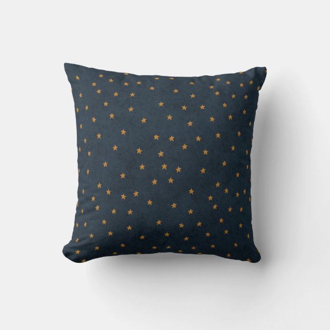 Almofada de Arremesso com Padrão de Estrela Minima (Frente)