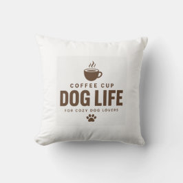 Almofada de Arremesso da Vida de Cachorro com Xíca