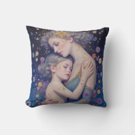 Almofada de Arremesso de Arte de Mãe e Filho 