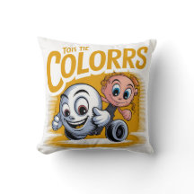 Almofada de Arremesso de Arte Pop de Desenho Anima
