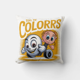 Almofada de Arremesso de Arte Pop de Desenho Anima