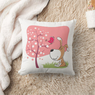 Almofada de Arremesso de Cachorro de Desenho Anima