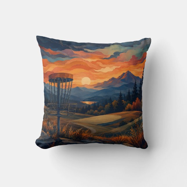 Almofada de Arremesso de Disc Golf Landscape (Frente)