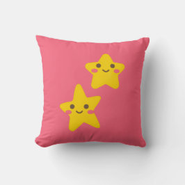 Almofada de Arremesso de Estrelas Sorridente