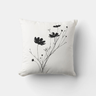 Almofada de Arremesso de Flor Silvestre Botânica P