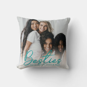 Almofada de Arremesso de Foto Personalizada Bestie