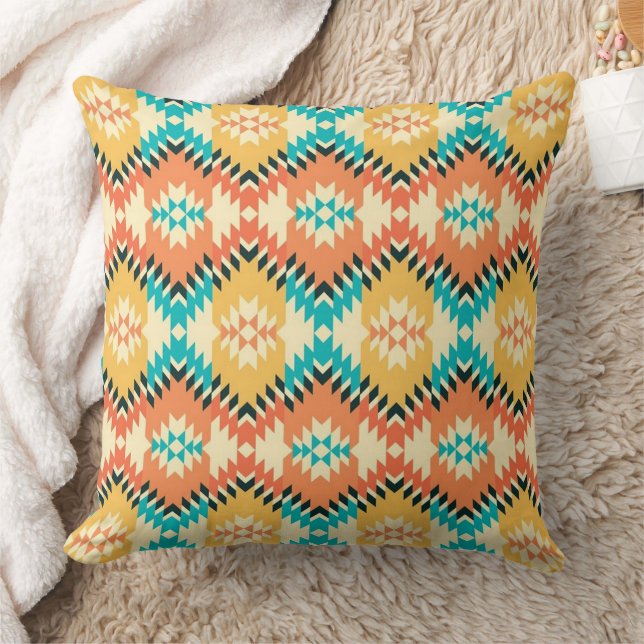 Almofada de Arremesso de Impressão Nativa 20x20 (Cobertor)