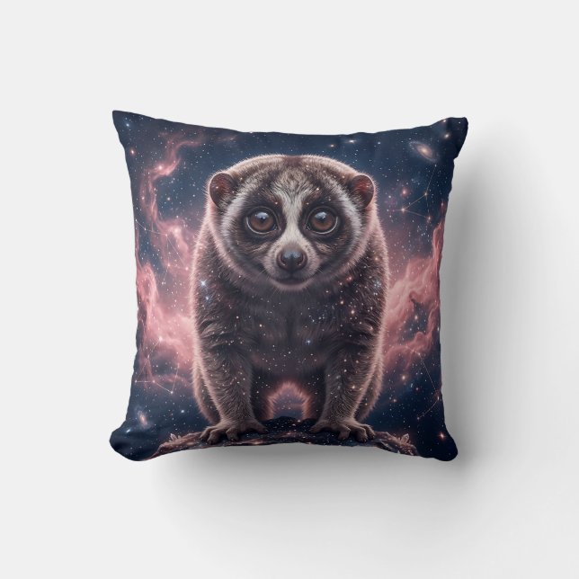Almofada de Arremesso de Loris Celestial – Arte de (Frente)