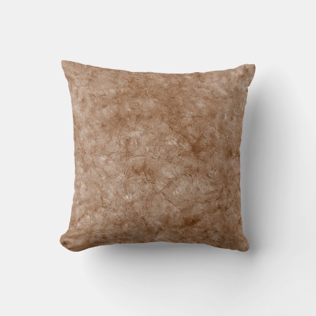 Almofada de Arremesso de Luxo em Ouro e Bronze com (Frente)