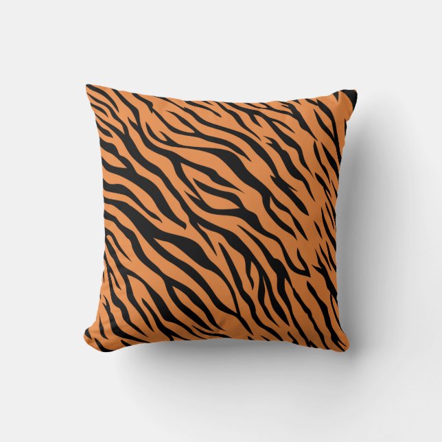 Almofada de Arremesso de Tigre 16" x 16" (Frente)