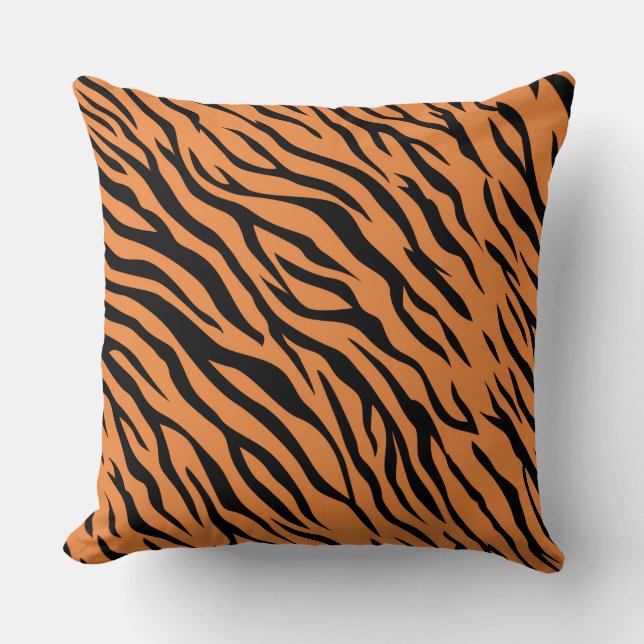 Almofada de Arremesso de Tigre 20" x 20" (Frente)